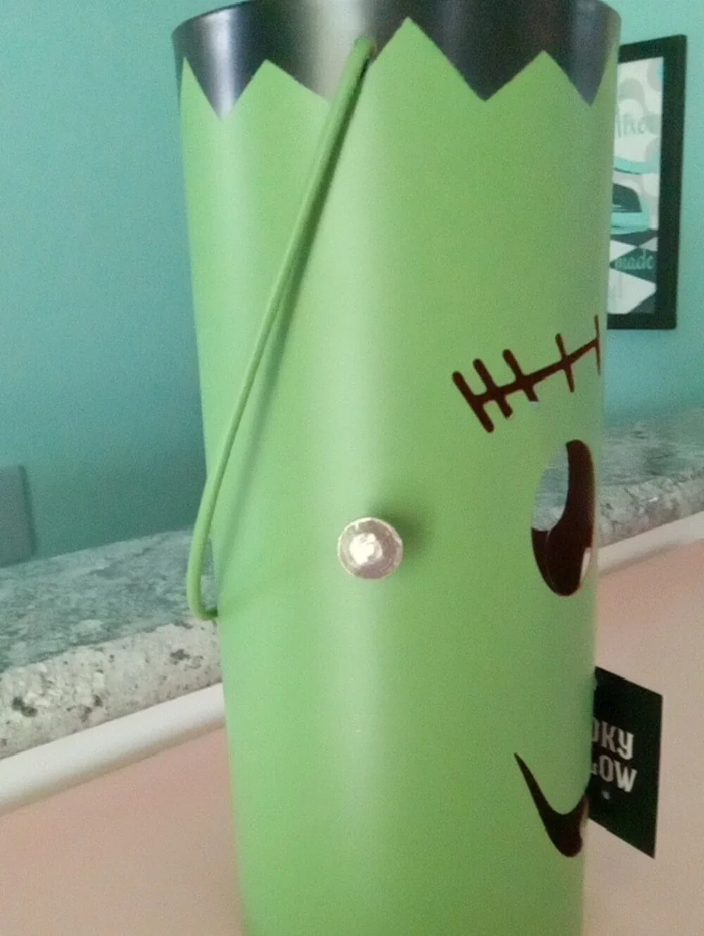 Green Frankenstein  Halloween Decor NWTS